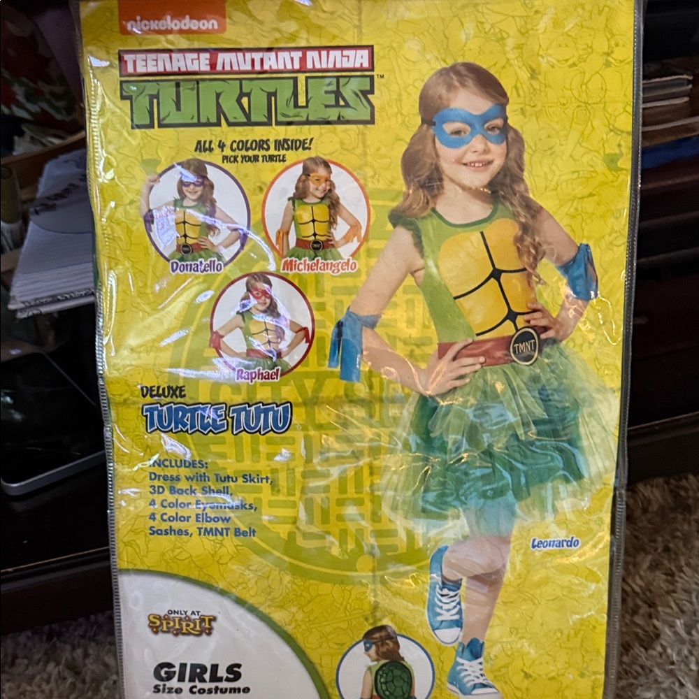 Nickelodeon TMNT Deluxe Tutu Costume - Yellow and Green